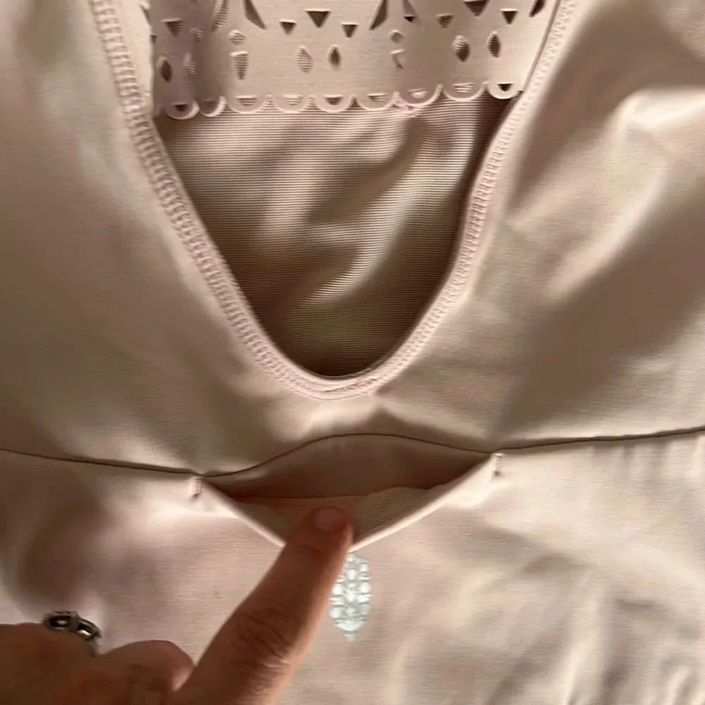 Free People Movement Touch The Sky Onesie in Pink Salt bodysuit Women’s Large - Picture 11 of 14
